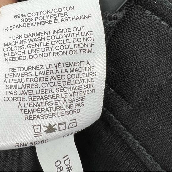 Express black high rise lace up stretch ankle legging jeans 10R - Picture 9 of 9